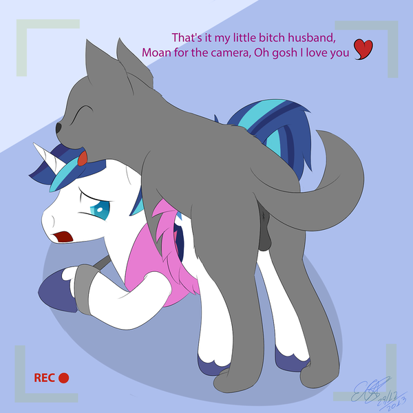Size: 1280x1280 | Tagged: explicit, artist:icy wings, derpibooru import, princess cadance, shining armor, dog, anal, anus, ass, balls, bestiality, camera, camera shot, crossdressing, cuckolding, dialogue, doggy style, face down ass up, femboy, femdom, filthy dirty married sex, from behind, gay, heart, image, implied princess cadance, male, malesub, moaning, nudity, open mouth, png, porn, sex, shining femboy armor, shiningcadance, shiningsub, shipping, sissy, smiling, spreader bar, straight, submissive, tongue out, voyeur cadance, vulgar
