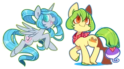 Size: 800x450 | Tagged: safe, artist:zhampy, derpibooru import, oc, oc:turnip tail, unofficial characters only, alicorn, earth pony, pony, alicorn oc, bandana, female, flying, mare, solo, unshorn fetlocks