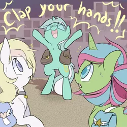 Size: 1280x1280 | Tagged: artist:inkie-heart, ask, glasses, lyra heartstrings, oc, professor lyra, saddle bag, safe, tumblr