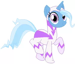 Size: 452x385 | Tagged: safe, artist:owe-b-1, derpibooru import, fili-second, trixie, pony, unicorn, clothes, costume, female, mare, power ponies, solo