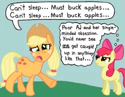 Size: 679x527 | Tagged: apple bloom, applebuck season, applejack, artist:pj202718, artist:samueleallen, derpibooru import, hypocrisy, hypocritical humor, ironic, irony, safe