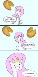 Size: 600x1210 | Tagged: artist:wollap, comic, derpibooru import, fortune cookie, princess celestia, pun, safe, wat