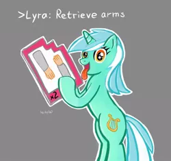 Size: 922x866 | Tagged: safe, artist:dsp2003, derpibooru import, lyra heartstrings, crossover, fake arms, homestuck, solo, tongue out