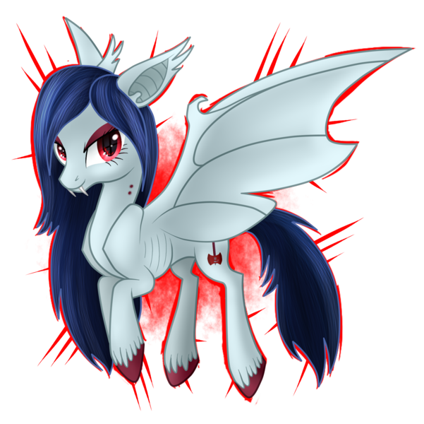 Size: 1617x1613 | Tagged: safe, artist:wolframclaws, derpibooru import, ponified, bat pony, fruit bat, pony, adventure time, marceline, simple background, solo, transparent background