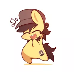 Size: 880x860 | Tagged: safe, artist:lifeloser, derpibooru import, ponified, chibi, cute, jontron, solo