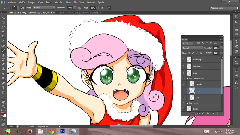 Size: 1366x768 | Tagged: artist:nancysauria, derpibooru import, human, humanized, light skin, safe, sweetie belle, wip