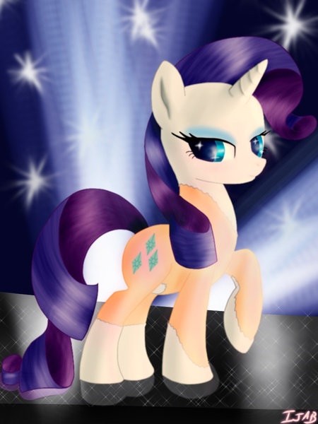 Size: 768x1024 | Tagged: artist:jabbie64, derpibooru import, fashion, rarity, safe, shaved, solo