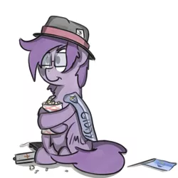 Size: 2000x2000 | Tagged: safe, derpibooru import, ponified, pony, /mlp/, 4chan cup, 4chan cup scarf, cereal, clothes, fedora, flag, football, get hype, hat, keyboard, mlp tan, scarf, solo, wii remote