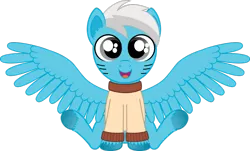 Size: 1149x696 | Tagged: safe, artist:age3rcm, derpibooru import, ponified, gumball watterson, simple background, solo, the amazing world of gumball, transparent background, vector