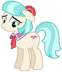Size: 7036x8192 | Tagged: safe, artist:thatguy1945, derpibooru import, coco pommel, earth pony, pony, rarity takes manehattan, absurd resolution, female, floppy ears, mare, sad, simple background, solo, transparent background, vector