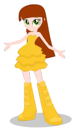 Size: 683x1171 | Tagged: safe, artist:iamsheila, color edit, derpibooru import, oc, oc:butter princess, unofficial characters only, equestria girls, bangs, humanized, natural hair color, recolor, simple background, solo, transparent background