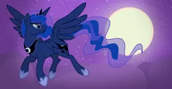 Size: 3234x1682 | Tagged: artist:frostheartissiamese, derpibooru import, moon, princess luna, safe, solo