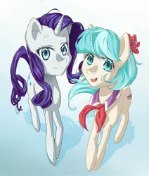 Size: 2479x2928 | Tagged: artist:my-magic-dream, coco pommel, derpibooru import, rarity, rarity takes manehattan, safe