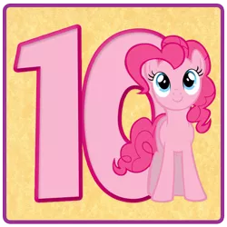 Size: 600x600 | Tagged: artist:doctorxfizzle, derpibooru import, numbers, pinkie pie, safe, slot machine, solo, vector