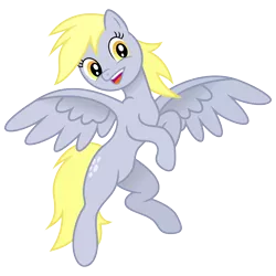 Size: 3000x3000 | Tagged: safe, artist:pajaga, artist:pikamander2, derpibooru import, derpy hooves, pegasus, pony, female, happy, high res, mare, simple background, solo, transparent background, vector