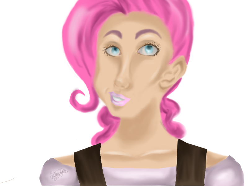 Size: 800x600 | Tagged: artist:flutterdash777, derpibooru import, human, humanized, light skin, pinkie pie, safe, solo