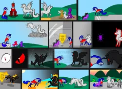 Size: 1024x744 | Tagged: artist:ellyfant3456789, comic, derpibooru import, megatron, optimus prime, ponified, safe, sentinel prime, the fallen, transformers