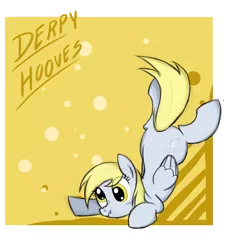 Size: 1100x1200 | Tagged: safe, artist:natsu714, derpibooru import, derpy hooves, pegasus, pony, cute, derpabetes, female, mare, scrunchy face, solo