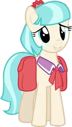 Size: 318x561 | Tagged: absurd resolution, artist:canon-lb, coco pommel, derpibooru import, grin, rarity takes manehattan, saddle bag, safe, simple background, smiling, solo, transparent background, vector