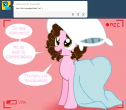 Size: 1236x1076 | Tagged: artist:shinta-girl, ask, derpibooru import, oc, oc:shinta pony, safe, solo, spanish, tumblr, unofficial characters only