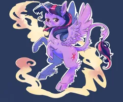 Size: 6000x5000 | Tagged: safe, artist:tomat-in-cup, derpibooru import, twilight sparkle, twilight sparkle (alicorn), alicorn, classical unicorn, pony, absurd resolution, cloven hooves, female, hoof fluff, leonine tail, mare, rearing, solo