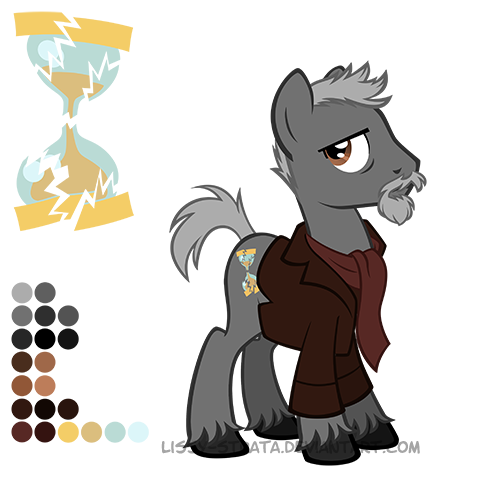 Size: 504x504 | Tagged: safe, artist:lissystrata, derpibooru import, ponified, animal rider, counter-terrorist, dimension traveller, doctor who, driver, egalitarian, harmonizer, herringbone, herringbone scarf, image, john hurt, mycologist, orator, pilot, png, reference sheet, solo, time traveller, traceur, tuft, war doctor