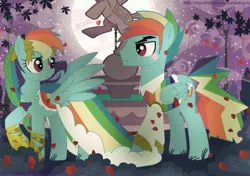 Size: 1280x902 | Tagged: safe, artist:jaquelindreamz, derpibooru import, rainbow dash, pegasus, pony, blushing, clothes, dashblitz, dress, female, gala dress, male, rainbow blitz, rule 63, self ponidox, selfcest, shipping, straight, suit