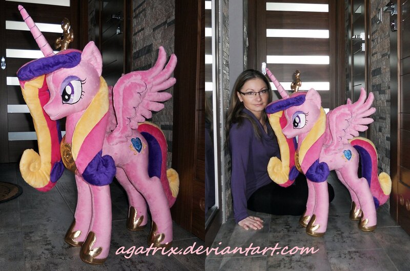 Size: 1600x1059 | Tagged: artist:agatrix, comparison, derpibooru import, human, irl, irl human, photo, plushie, princess cadance, safe