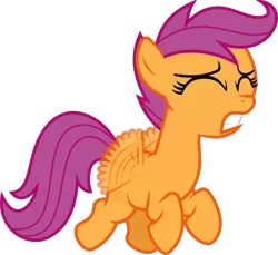 Size: 924x846 | Tagged: artist:jeatz-axl, derpibooru import, flight to the finish, fluttering, safe, scootaloo, scootaloo can fly, simple background, solo, svg, transparent background, vector