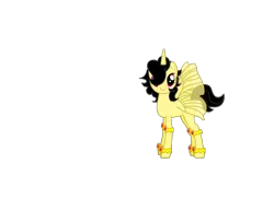 Size: 900x650 | Tagged: safe, derpibooru import, oc, unofficial characters only, alicorn, pony, alicorn oc, blank flank, gothic, pangya, solo, spika