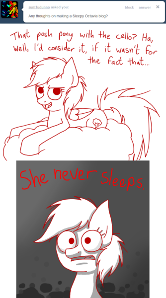 Size: 633x1136 | Tagged: ask, ask sleepy dash, cloud, comic, derpibooru import, monochrome, rainbow dash, safe, solo, tumblr