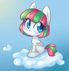 Size: 786x820 | Tagged: artist:bunnini, ask filly blossomforth, blossomforth, female, filly, filly blossomforth, safe, solo