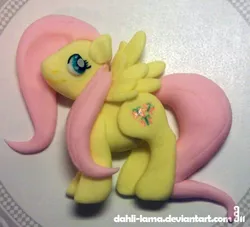 Size: 557x505 | Tagged: artist:dahli-lama, craft, derpibooru import, fluttershy, safe, sculpture, solo