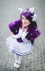 Size: 946x1500 | Tagged: artist:dadoucosplay, cosplay, derpibooru import, human, irl, irl human, photo, rarity, safe, solo