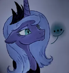 Size: 520x550 | Tagged: ..., alicorn, artist:remains, derpibooru import, disappointed, female, floppy ears, mare, princess luna, reaction image, s1 luna, safe, solo
