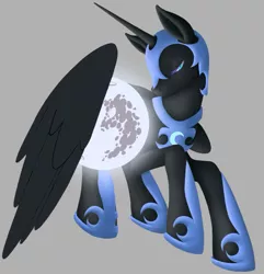 Size: 877x911 | Tagged: artist:shaideu, dead source, derpibooru import, moon, nightmare moon, safe, solo, tangible heavenly object