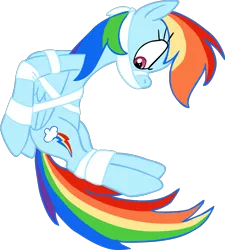 Size: 1263x1404 | Tagged: artist:colossalstinker, bondage, derpibooru import, rainbow dash, safe, solo