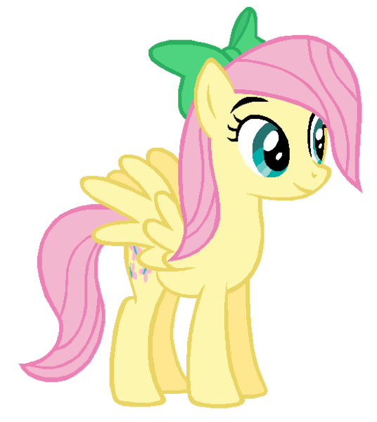 Size: 548x614 | Tagged: alternate hairstyle, artist:colossalstinker, derpibooru import, fluttershy, safe, simple background, solo, transparent background, vector