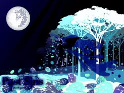 Size: 1023x767 | Tagged: artist:emeralddarkness, artist:juniberries, artist:scariswolf, derpibooru import, fanfic:past sins, mare in the moon, moon, night, nightmare moon, nightmare nyx, oc, oc:nyx, safe, solo, tree, vector, wallpaper