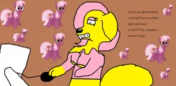 Size: 1024x504 | Tagged: 1000 hours in ms paint, anthro, cheerilee, crappy art, derpibooru import, dog, fluttershy, meatspin, ms paint, nightmare fuel, species swap, suggestive