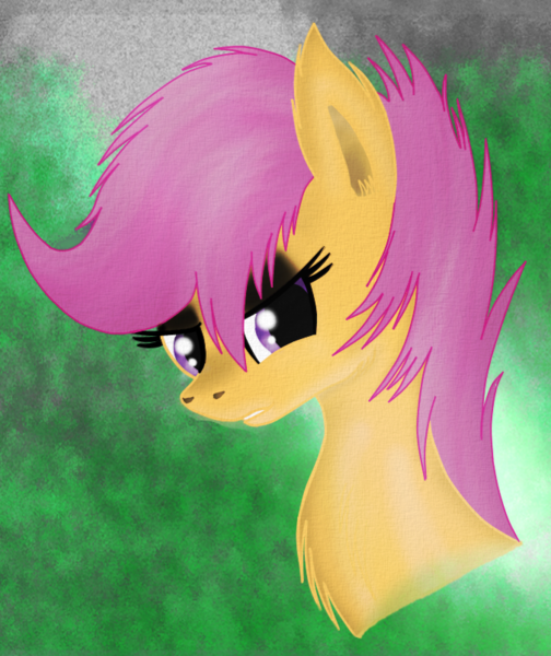 Size: 676x805 | Tagged: artist:liquidarrow-x, safe, scootaloo, solo