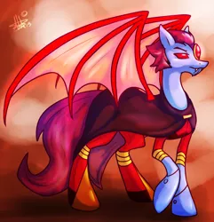 Size: 940x974 | Tagged: safe, derpibooru import, ponified, android, bat pony, pony, vampire, vampony, buzz lightyear of star command, nos-4-a2, solo