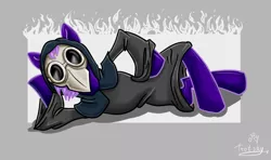 Size: 1024x608 | Tagged: artist:dimovasya, derpibooru import, draw me like one of your french girls, oc, plague doctor, plague doctor mask, safe, solo, unofficial characters only