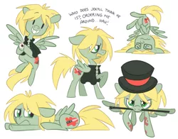 Size: 859x673 | Tagged: artist:ecokitty, derpibooru import, dr jekyll and mr hyde, mr hyde, ponified, safe, the glass scientists