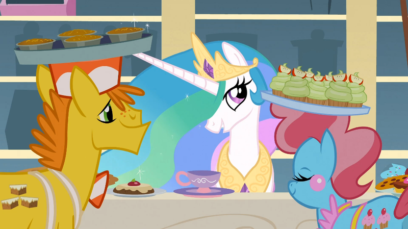 Size: 1054x592 | Tagged: a bird in the hoof, carrot cake, cup cake, derpibooru import, safe, screencap