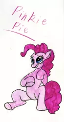 Size: 486x931 | Tagged: artist:benrusk, derpibooru import, pinkie pie, safe, solo, traditional art