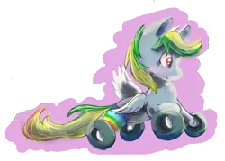 Size: 568x406 | Tagged: artist:owlvortex, derpibooru import, oc, oc:wheely bopper, original species, safe, solo, unofficial characters only, wheelpone