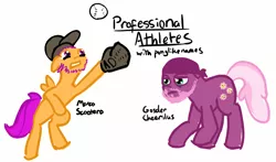 Size: 1159x682 | Tagged: american football, artist:lightbulb, baseball, cheerilee, crossover, derpibooru import, gosder cherilus, marco scutaro, safe, scootaloo