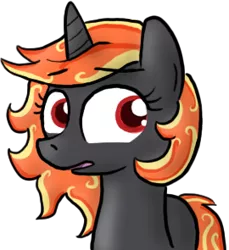 Size: 270x295 | Tagged: safe, artist:paperponi, derpibooru import, oc, oc:incendia, unofficial characters only, pony, fanfic:antipodes, solo