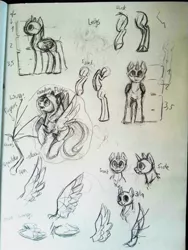 Size: 900x1200 | Tagged: safe, artist:tracymod, derpibooru import, flitter, pony, unicorn, anatomy, sketch, traditional art